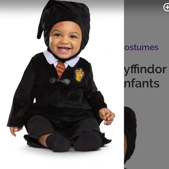 Infant Harry Potter Wizard Costume with Wand Acessory